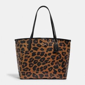 Coach Leopard Print Tote